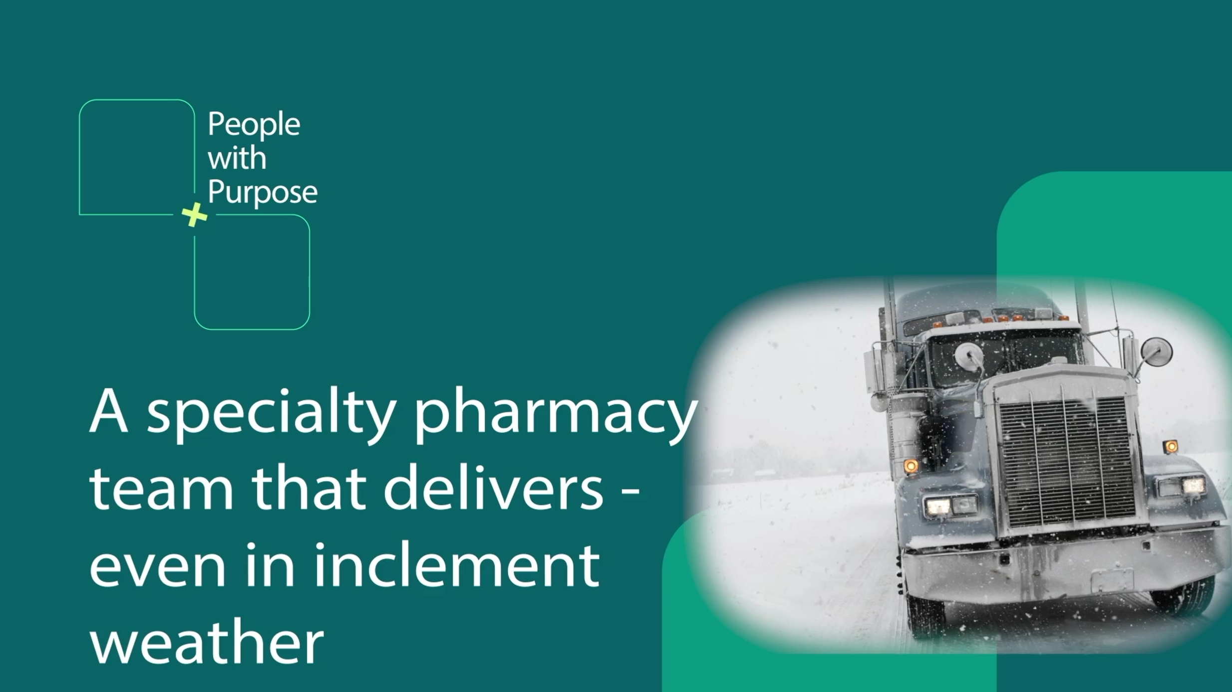 A truck covered in snow.