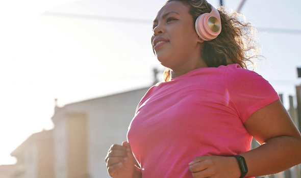 woman running