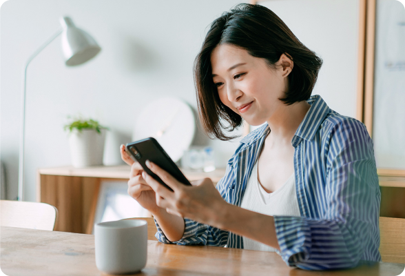 Woman on cell phone