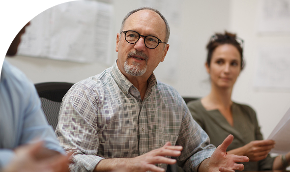 man speaking hero image