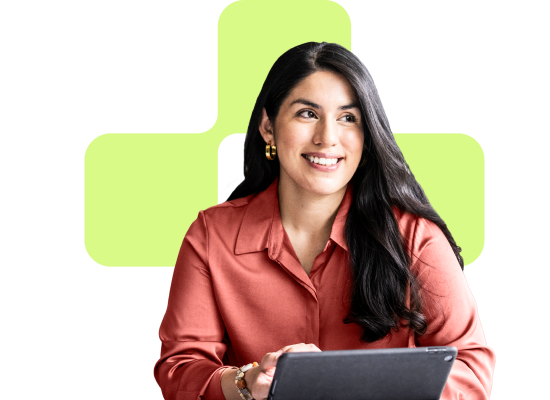 Woman on laptop hero