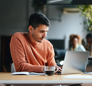 Man on laptop