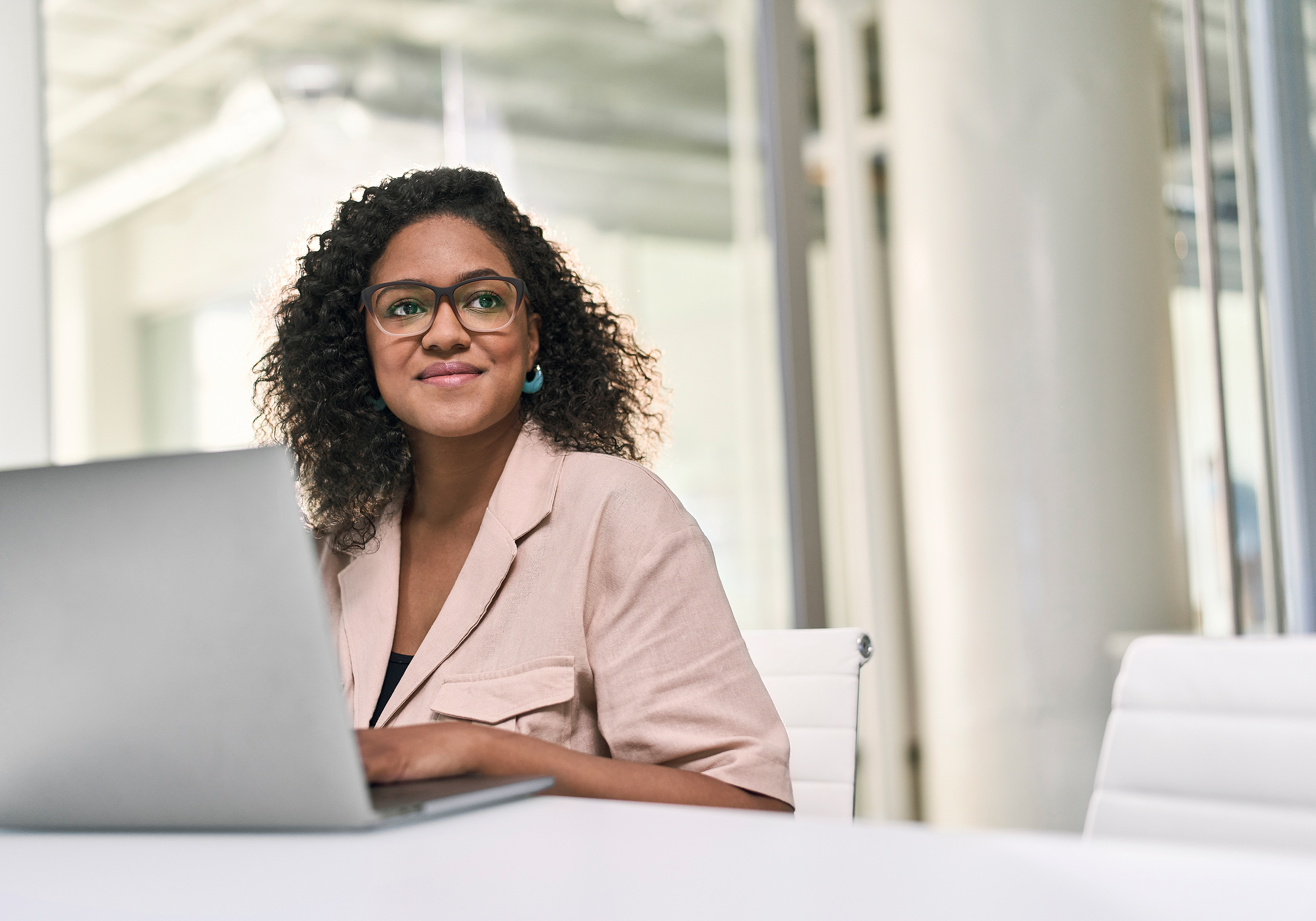 Woman on laptop
