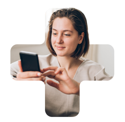Woman on phone 