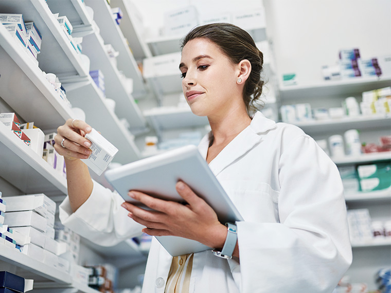 female pharmacist
