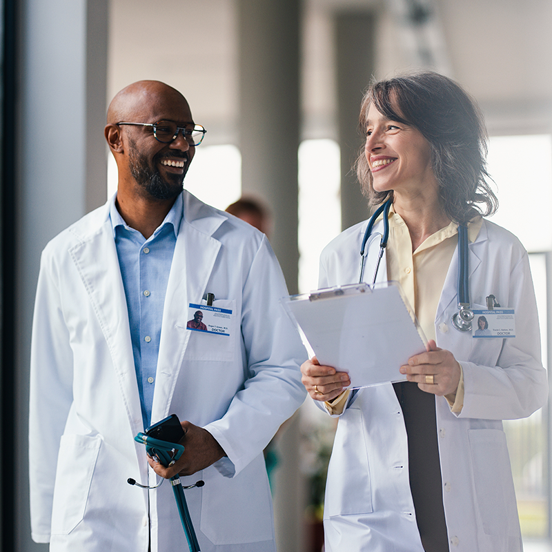 physicians talking