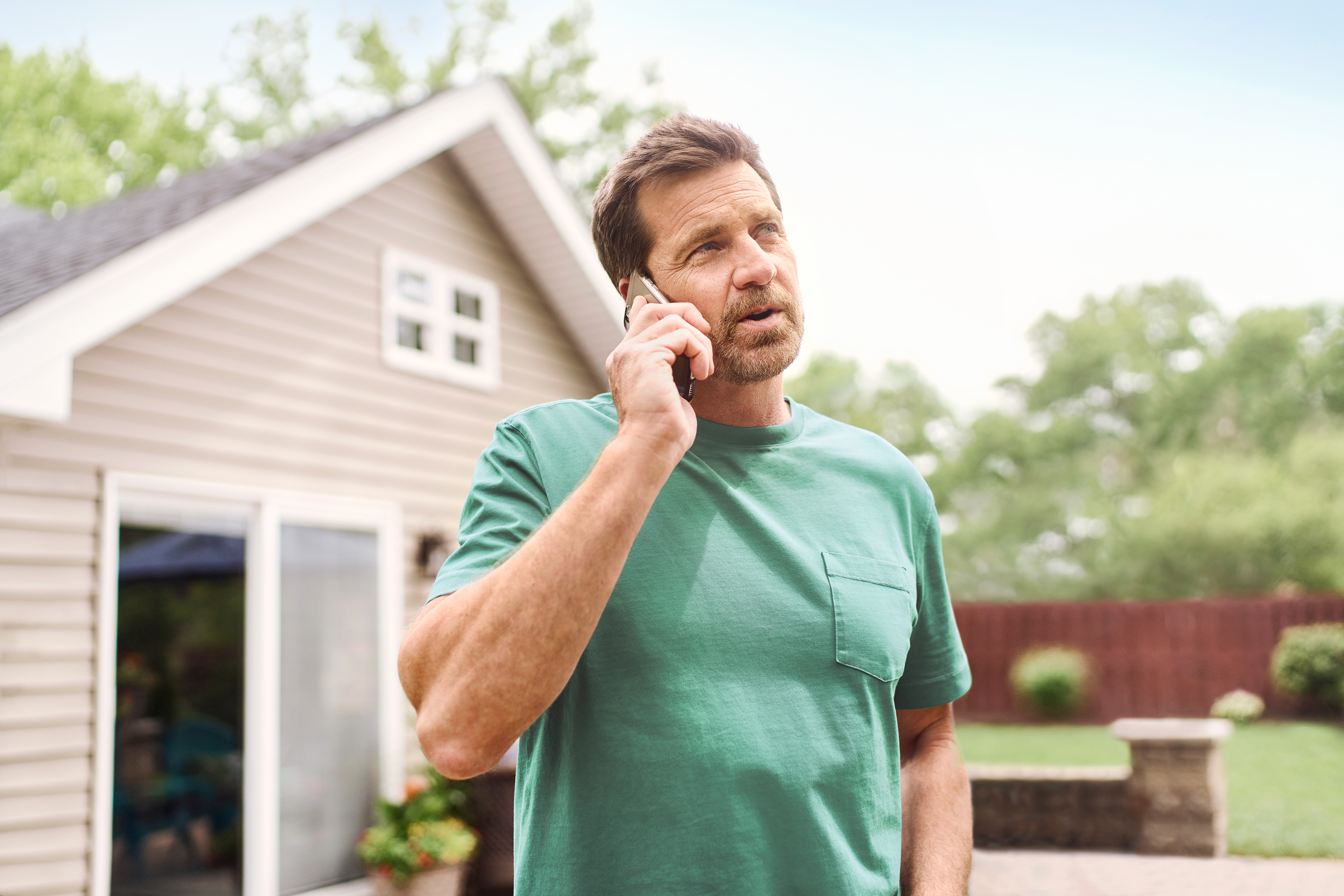 man on phone call