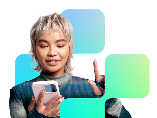 woman on phone