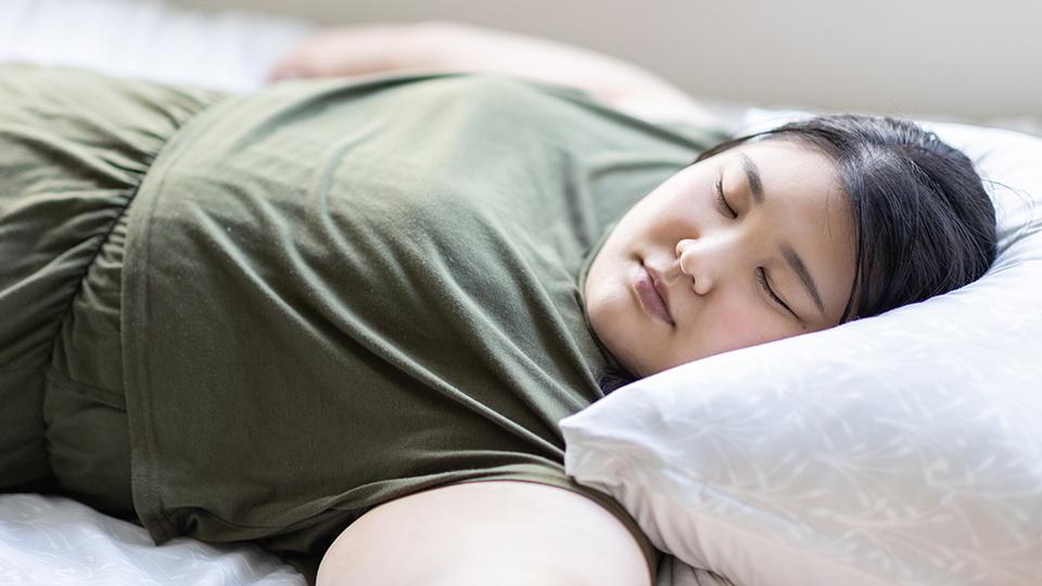 Woman sleeping