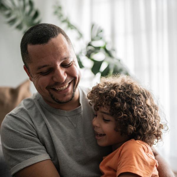 father with child