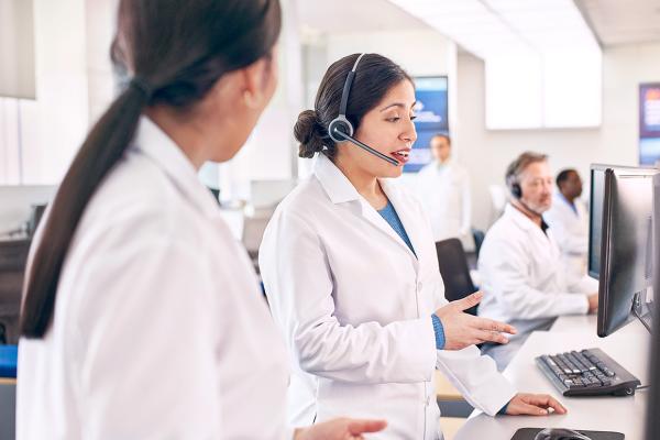 pharmacists on phone