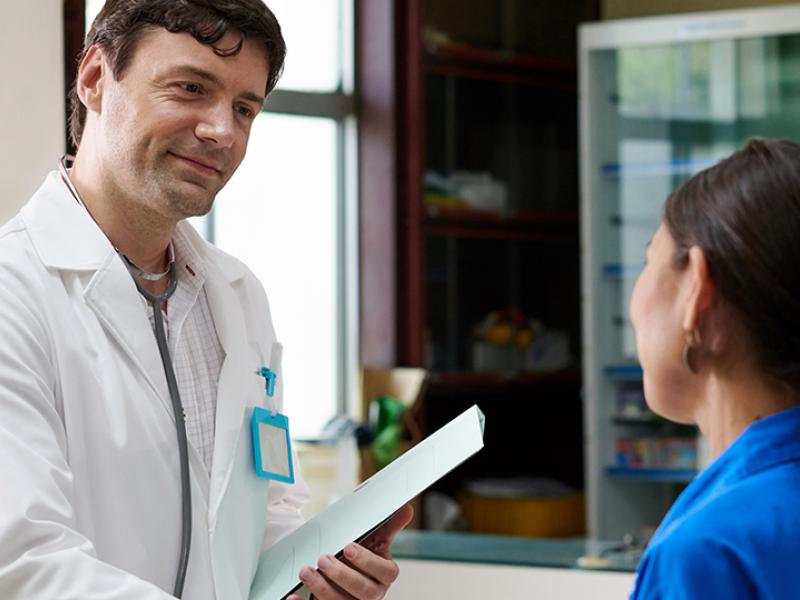 doctor and patient