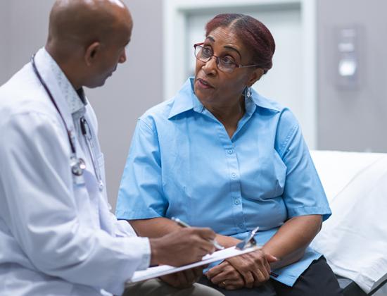 Doctor and patient